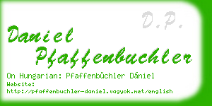 daniel pfaffenbuchler business card