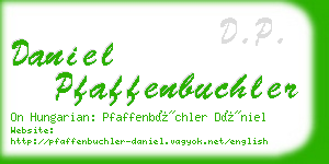 daniel pfaffenbuchler business card